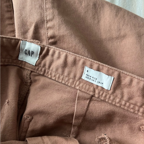 Gap High Rise Wide Leg Crop Pants - Picture 2 of 3